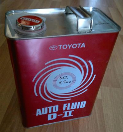 Лот: 3303197. Фото: 1. Dexron D-II Toyota Original остаток... Масла, жидкости