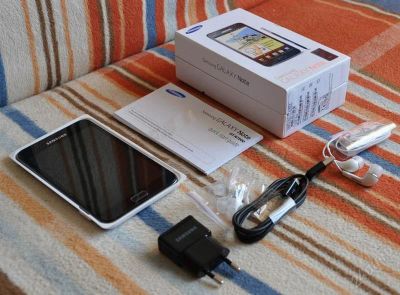 Лот: 2301925. Фото: 1. Samsung Galaxy Note N7000, черный... Смартфоны