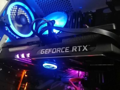 Лот: 22191559. Фото: 1. Видеокарта Palit GeForce RTX 3070... Видеокарты