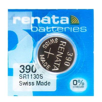 Лот: 15542915. Фото: 1. Эл/пит SR-1130sw (390) RENATA... Батарейки, аккумуляторы, элементы питания