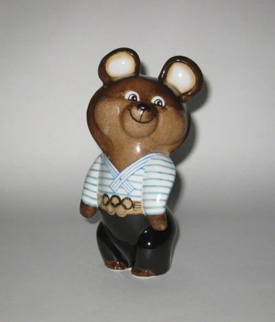 Лот: 9918715. Фото: 1. Мишка Морячок.Медведь Олимпийский... Фарфор, керамика