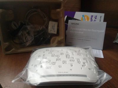 Лот: 17479364. Фото: 1. Wi-Fi роутер TP-LINK TD-W8961N... Маршрутизаторы (роутеры)