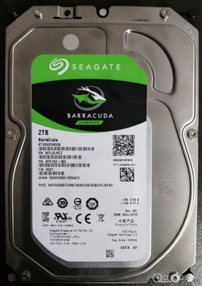 Лот: 19942841. Фото: 1. Жесткий диск на гарантии 2 тб... Жёсткие диски (HDD)