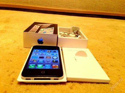 Лот: 2487444. Фото: 1. iphone 4 16 gb РСТ как новый... Смартфоны