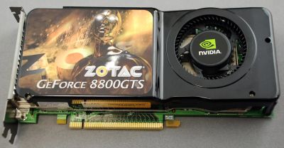 Лот: 3284054. Фото: 1. Видеокарта ZOTAC GeForce 8800... Видеокарты