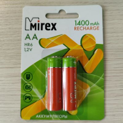 Лот: 22560471. Фото: 1. Аккумуляторы АА 1400 mah. Батарейки, аккумуляторы, элементы питания