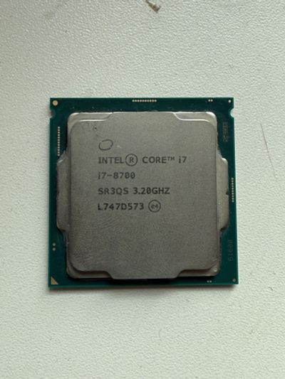 Лот: 25588965. Фото: 1. Процессор intel core i7 8700 3... Процессоры