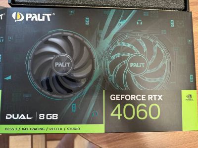 Лот: 21169674. Фото: 1. RTX 4060 Palit rtx4060 новая... Видеокарты