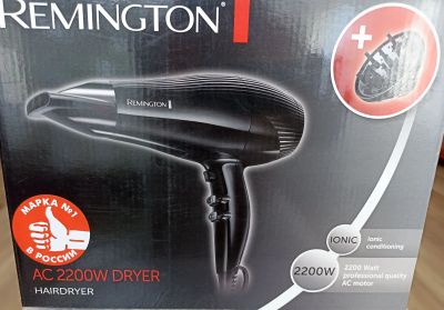 Лот: 25438182. Фото: 1. Фен новый Remington AC3300 профессиональный... Укладка и стрижка волос, бритьё, эпиляция