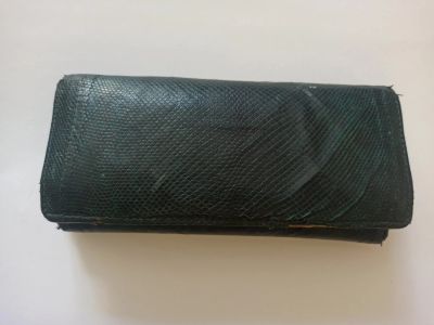 Лот: 23348606. Фото: 1. Кошелёк из крокодиловой кожи. Бумажники, кошельки, портмоне