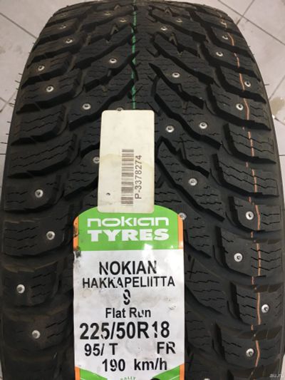 Лот: 18236676. Фото: 1. 225 50 R18 Nokian Hakkapeliitta... Шины