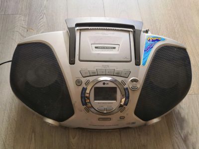 Лот: 20672665. Фото: 1. Бумбокс LG LPC-LM735X б/у. Музыкальные центры, магнитолы