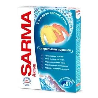 Лот: 19798620. Фото: 1. Порошок стиральный "Сарма" 400гр... Разное