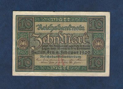 Лот: 9768871. Фото: 1. 10 марок 1920 года. Германия... Германия и Австрия
