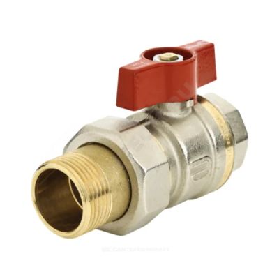 Лот: 12829418. Фото: 1. Кран шаровой латунь Danfoss американка. Запорная и предохранительная арматура
