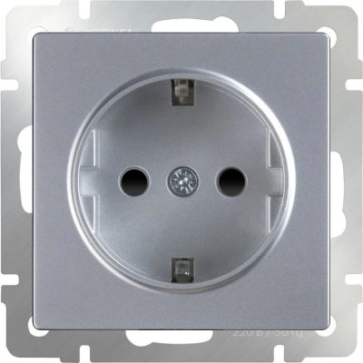 Лот: 12838050. Фото: 1. Розетка с заземлением / WL06-SKG-01-IP20... Электроустановочные изделия