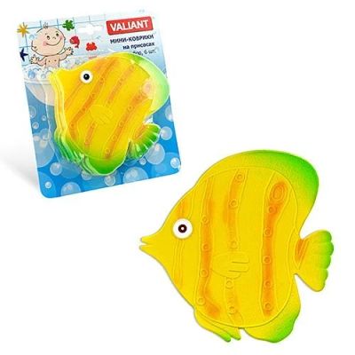 Лот: 9068072. Фото: 1. Мини-коврик для ванной "Рыбка... Игрушки для купания