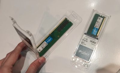 Лот: 18844861. Фото: 1. ОЗУ комплект 8ГБ 2х4Gb DDR4 Crucial... Оперативная память