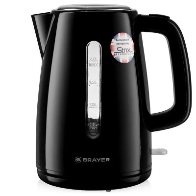 Лот: 24435614. Фото: 1. Электрический чайник Brayer BR1058BK. Чайники, кофемашины, кулеры
