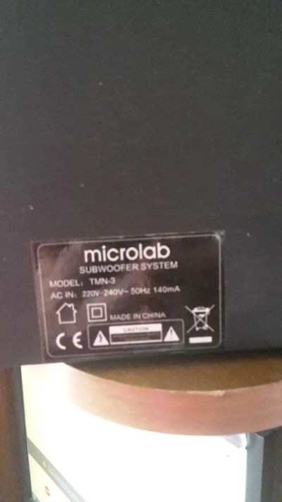 Лот: 13913282. Фото: 1. Активный буфер с 2 колонками microlab. Активные акустические системы