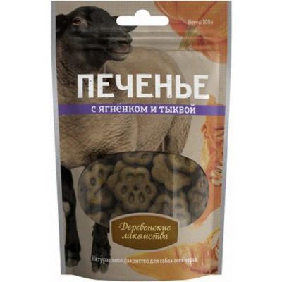 Лот: 18088374. Фото: 1. Деревенские лакомства Печенье... Корма