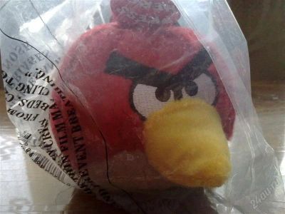Лот: 1648148. Фото: 1. Игрушка "Angry Birds" красная... Фигурки, статуэтки