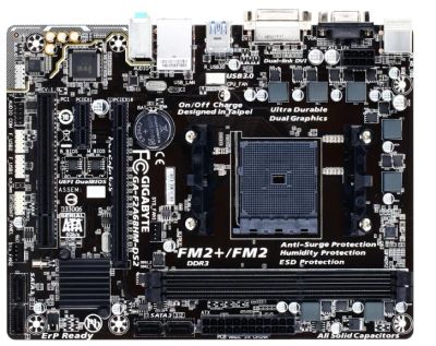 Лот: 13008736. Фото: 1. Материнская плата Gigabyte GA-F2A68HM-DS2... Материнские платы