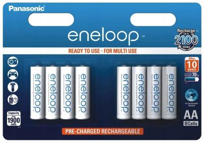 Лот: 17236393. Фото: 1. Аккумулятор AA Panasonic eneloop... Батарейки, аккумуляторы, элементы питания