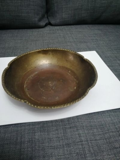 Лот: 19347522. Фото: 1. вазочка конфетница старая медный... Предметы интерьера и быта