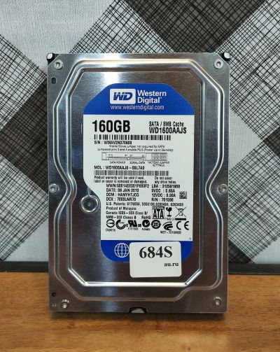 Лот: 19679713. Фото: 1. Жесткий диск SATA-II 3,5 Western... Жёсткие диски (HDD)