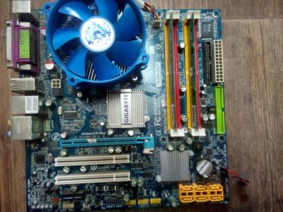 Лот: 8325973. Фото: 1. Материнская плата Gigabyte q35-ms2. Материнские платы