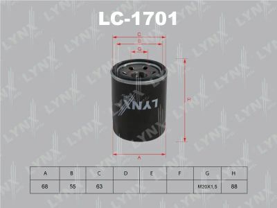 Лот: 13357119. Фото: 1. Lynx LC-1701 Масляный фильтр. Расходные материалы