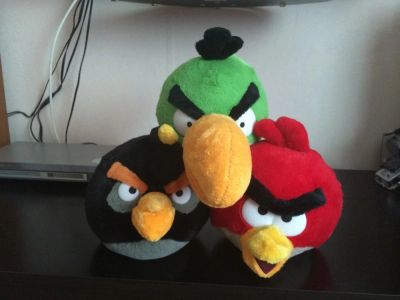 Лот: 4397482. Фото: 1. Мягкая игрушка Angry Birds (Злые... Мягкие