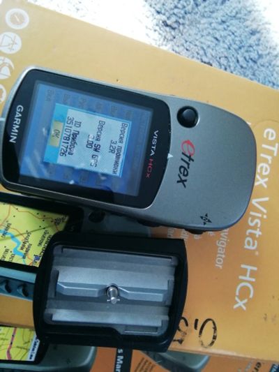 Лот: 9213763. Фото: 1. Garmin eTrex Vista HCx б/у+ карта... GPS-навигаторы