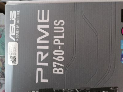 Лот: 25729936. Фото: 1. Материнская плата Asus prime B760-PLUS. Материнские платы