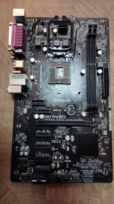 Лот: 18629187. Фото: 1. Материнская плата ASRock H81 pro... Материнские платы