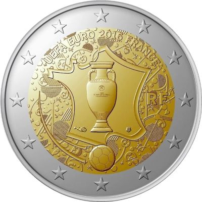 Лот: 7293682. Фото: 1. Франция 2 евро 2016 года. Чемпионат... Европа