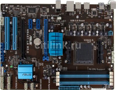 Лот: 8206432. Фото: 1. Материнская плата ASUS M5A97 LE... Материнские платы