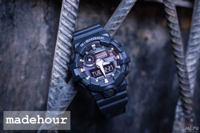 Лот: 8828507. Фото: 1. Новинка! CASIO G-SHOCK GA-700-1B... Оригинальные наручные часы