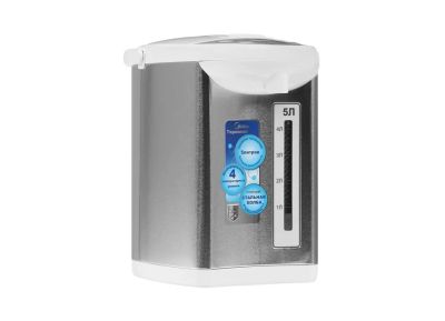 Лот: 18788154. Фото: 1. Термопот Midea MP-8104 серебристый. Чайники, кофемашины, кулеры