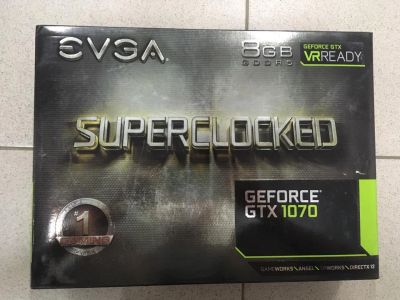 Лот: 15475964. Фото: 1. Evga GTX 1070. Видеокарты