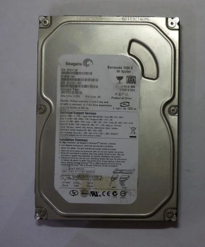 Лот: 4029014. Фото: 1. Жесткий диск SATA Seagate 80 GB. Жёсткие диски (HDD)