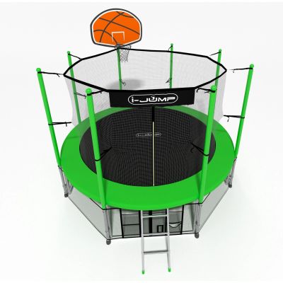 Лот: 15769766. Фото: 1. Батут i-Jump Basket 10ft green. Детские спортивные комплексы, батуты