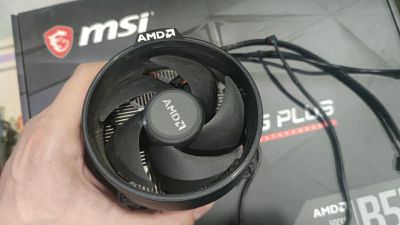 Лот: 25116957. Фото: 1. Ryzen 5700x + кулер/B550. Комплекты запчастей