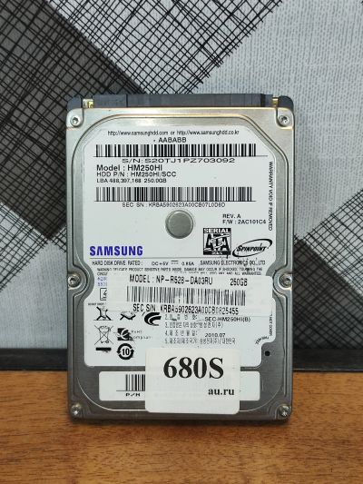 Лот: 19627723. Фото: 1. Жесткий диск SATA-II 2,5 Samsung... Жёсткие диски
