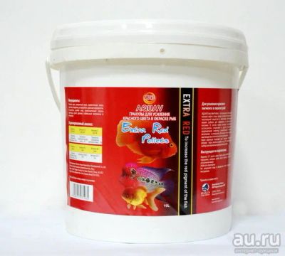 Лот: 8599030. Фото: 1. Корм для рыб AQUAV Extra Red Pellets... Корма