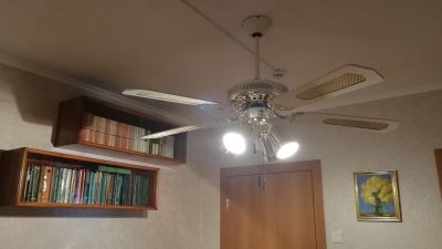Лот: 17629062. Фото: 1. Люстра - вентилятор. Люстры, потолочные и подвесные светильники