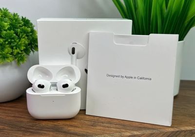 Лот: 25791199. Фото: 1. AirPods 3 1:1 оригинал. Наушники, гарнитуры