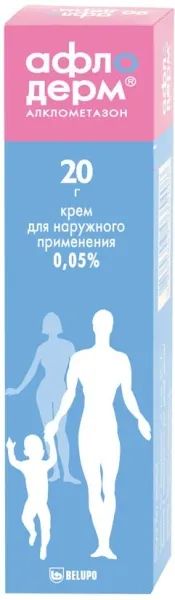 Лот: 23983823. Фото: 1. Афлодерм крем 0,05% 20г. Лекарства