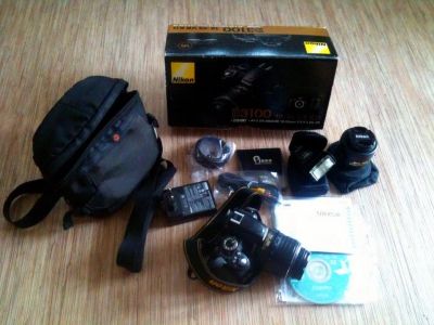 Лот: 8309439. Фото: 1. Nikon D3100 18-55 VR KIT. Полный... Цифровые зеркальные